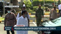 Jokowi Kunjungi Kantor Gugus Tugas Covid-19