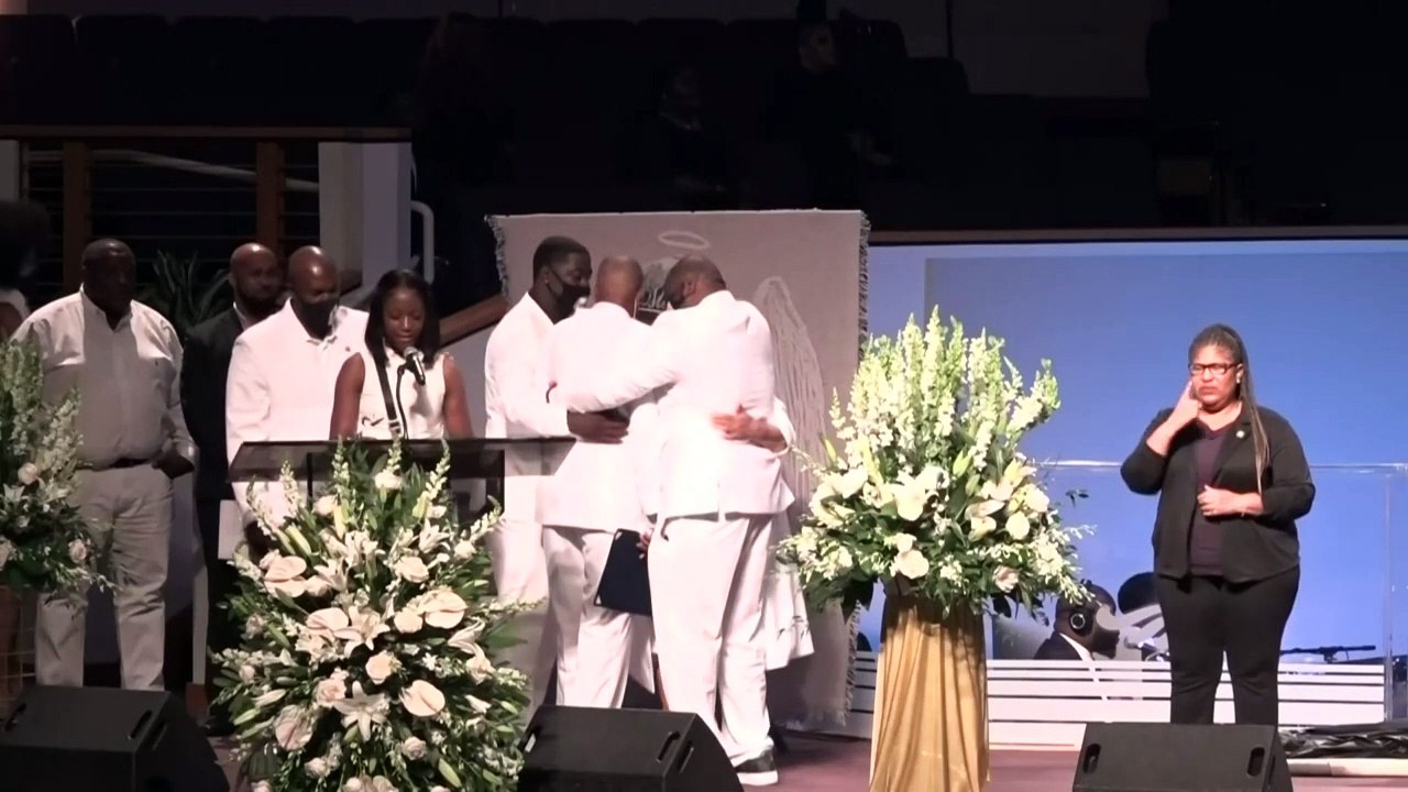 Emotionsgeladener Abschied von George Floyd