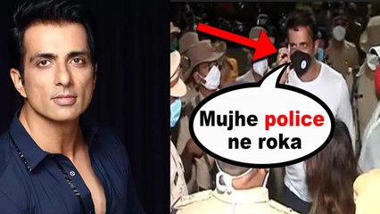 WHAT! Sonu Sood Was STOPPED By The Cops At Bandra Terminus.