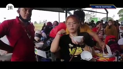 WATCH: Stranded passengers going to General Santos and Davao at NAIA Terminal 3