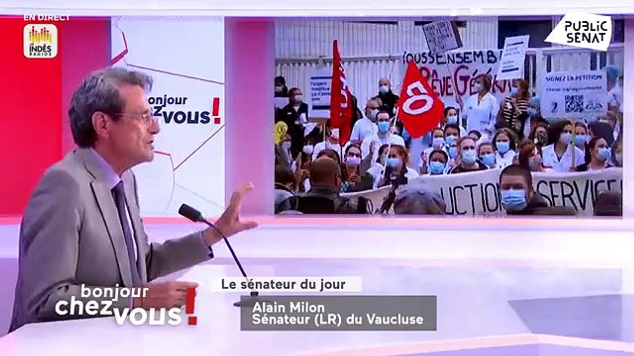 10.06.2020 - Alain Milon est l'invité de la matinale de Public Sénat