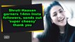 Shruti Haasan garners 14mn Insta followers, sends out 'super cheesy' thank you
