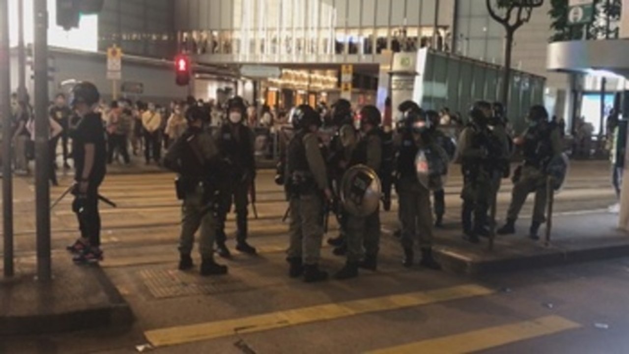 El primer aniversario de las protestas de Hong Kong se salda con 53 detenidos