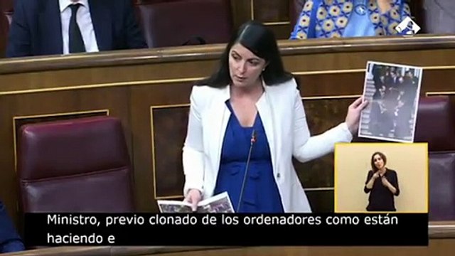Macarena Olona (VOX) acusa al ministro Marlaska de odiar a la Guardia Civil