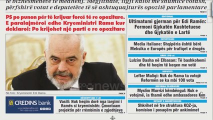 Ora juaj / Shtypi i ditës dhe telefonatat në studio me Klodi Karaj (09/06/2020)