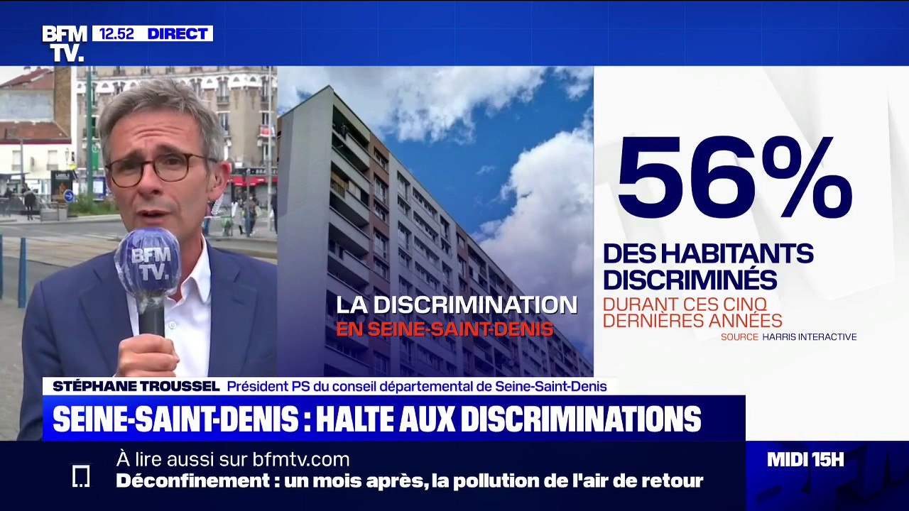Discriminations en Seine-Saint-Denis: Stéphane Troussel appelle à "sortir du déni"
