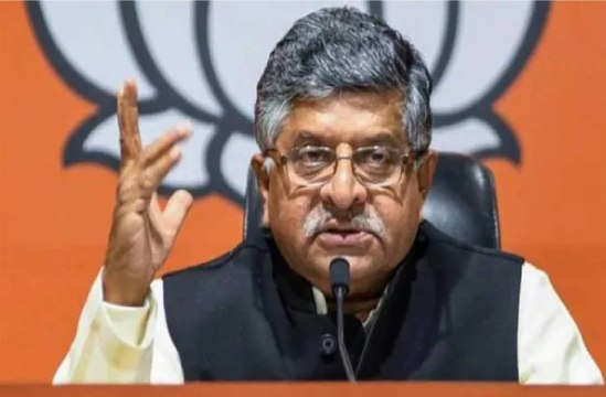 Ravi Shankar Prasad lashes out at Congress