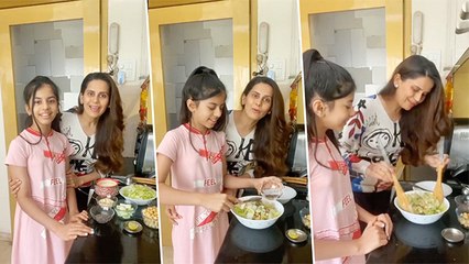 सोनाली खरे आणि तिच्या मुलीने तयार केला Mediterranean Style Salad