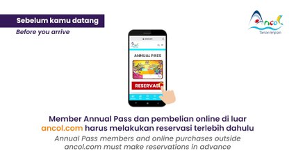 Penyemprotan disinfektan di wahana Taman Impian Jaya Ancol, Jakarta Utara