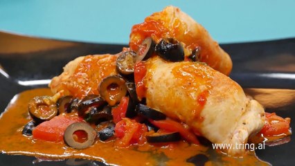 Receta në 2 Minuta - Fileto pule pranverore