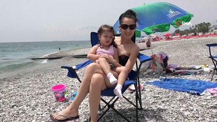 Kısıtlamanın kaldırılmasının ardından sahiller çocuklarla doldu