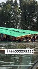 Barely Floating Pontoon Boat