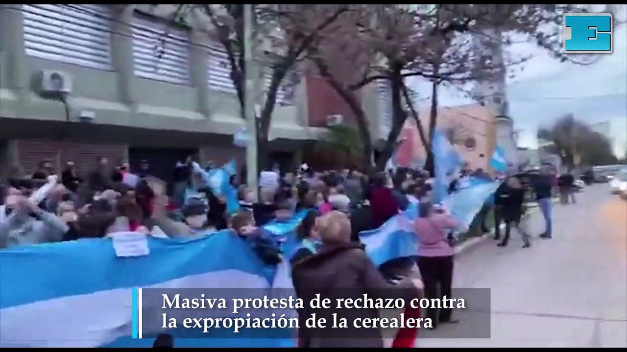 Protesta a favor de Vicentin