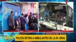 Cercado de Lima: PNP retira a ambulantes de la avenida Grau