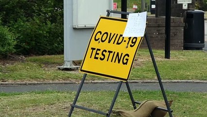 Covid testing taking place at the Blackpool and the Fylde College's Bispham Campus