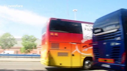 Dozens of Spanish coach drivers call for state support in wake of COVID-19 crisis