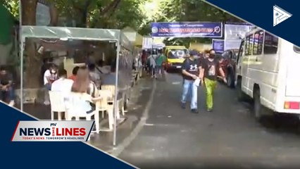 Driver's license applicants troop to LTO Central office