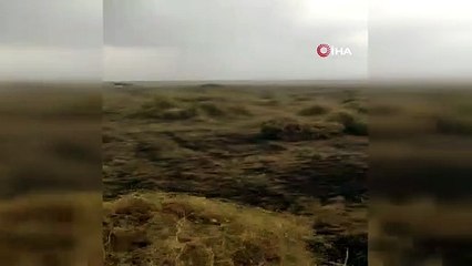 İşçiler fırtınanın ortasında kaldı