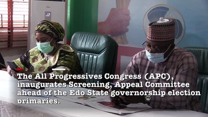 Edo gov'ship primaries- APC inaugurates screening, appeal Committee