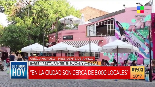 Bares y restaurantes de plazas y avenidas de CABA presentan protocolo para poder abrir