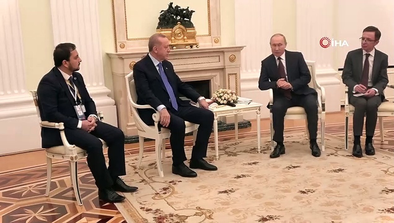 Cumhurbaşkanı Erdoğan, Rusya Devlet Başkanı Putin ile görüştü