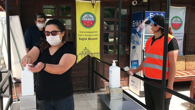 Trakya Üniversitesi II. Bayezid Külliyesi Sağlık Müzesi kapılarını yeniden açtı - EDİRNE