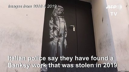 Banksy art stolen from Bataclan in Paris discovered in Italy