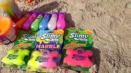 Diana y Roma encuentran slime en la playa