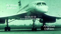 Avion Tupolev TU-144 despegando del Aeropuerto de Ezeiza 1971