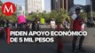 Artesanos de CdMx marchan en Paseo de la Reforma