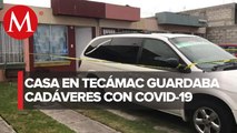 Detectan centro clandestino para embalsamar cadáveres en Tecámac