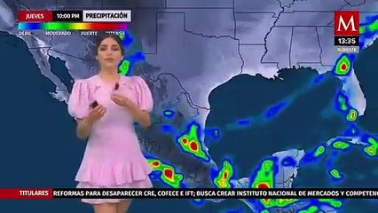 El clima para hoy 10 de junio, Pamela Longoria