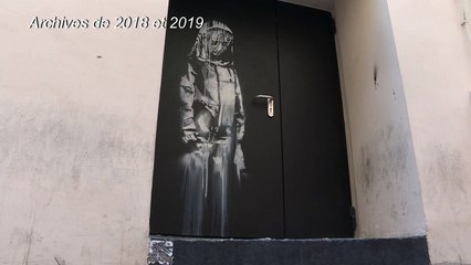 Une oeuvre attribuée à Banksy, volée au Bataclan à Paris en 2019, retrouvée en Italie