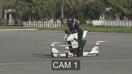Son vol test en hoverbike ne se passe pas comme prévu