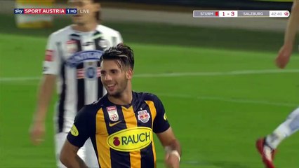 Dominik Szoboszlai hattrick Goal - Sturm Graz 1 - 4 Salzburg (Full Replay)