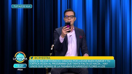 ¡Los TuitazosVLA le dieron la bienvenida a Horacio Villalobos! ¿Qué le dijeron? | Venga La Alegría
