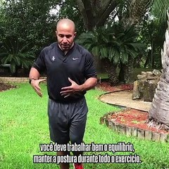 Single Leg Squat to Reach with Javair Gillett (Portuguese Subtitles)