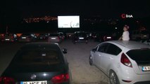 Bursa’da arabalı sinema keyfi
