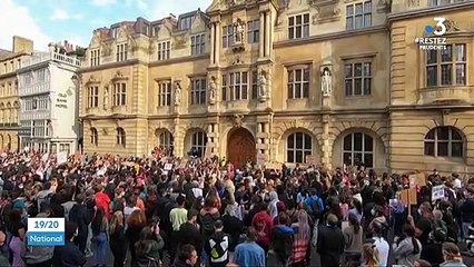 Royaume-Uni : des manifestants déboulonnent des statues d'anciens esclavagistes