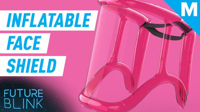 This inflatable face shield is designed for safe social interaction — Future Blink