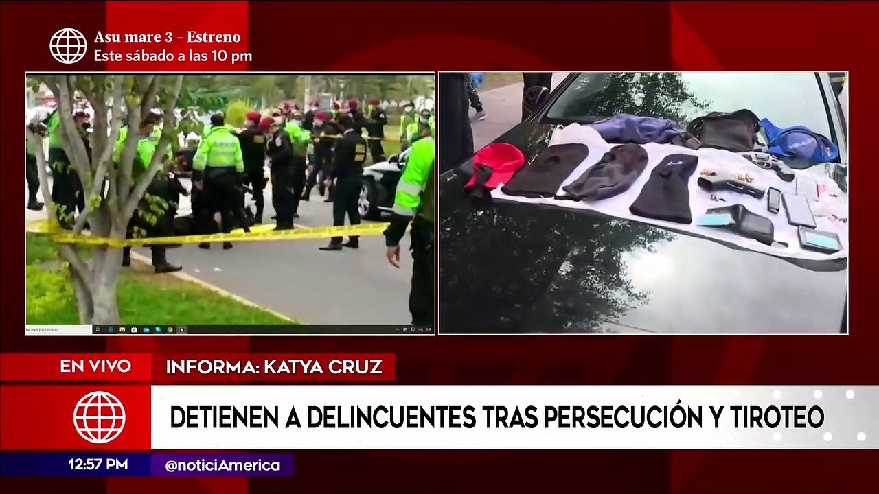 Edición Mediodía: Detuvieron a delincuentes tras persecución
