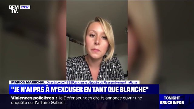 Marion Maréchal: Je n'ai pas à m'excuser en tant que Blanche et en tant que Française
