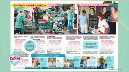 ¡Andrés García relata el difícil episodio de salud que vivió!