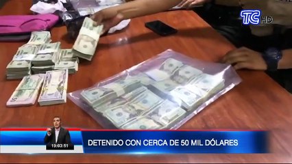 Hermano de Daniel S. fue capturado en la frontera con Perú con 50 mil dólares