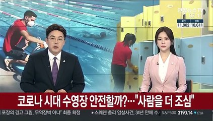 코로나 속 수영장 안전할까?…"물보다 사람 조심"
