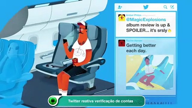 Twitter reativa verificação de contas
