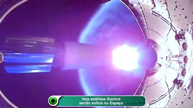 Veja satélites Starlink sendo soltos no Espaço