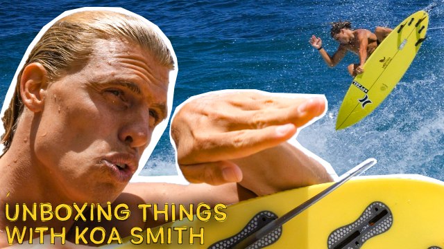 Koa Unboxes The New FCS H4 Fins | UNBOXING THINGS WITH KOA SMITH