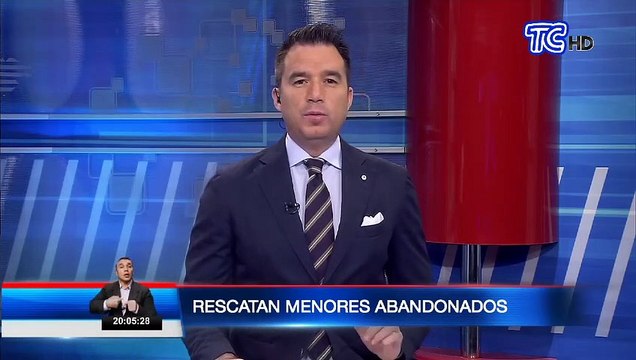 Policía Nacional rescató a cuatro niños abandonados por sus padres en Quito