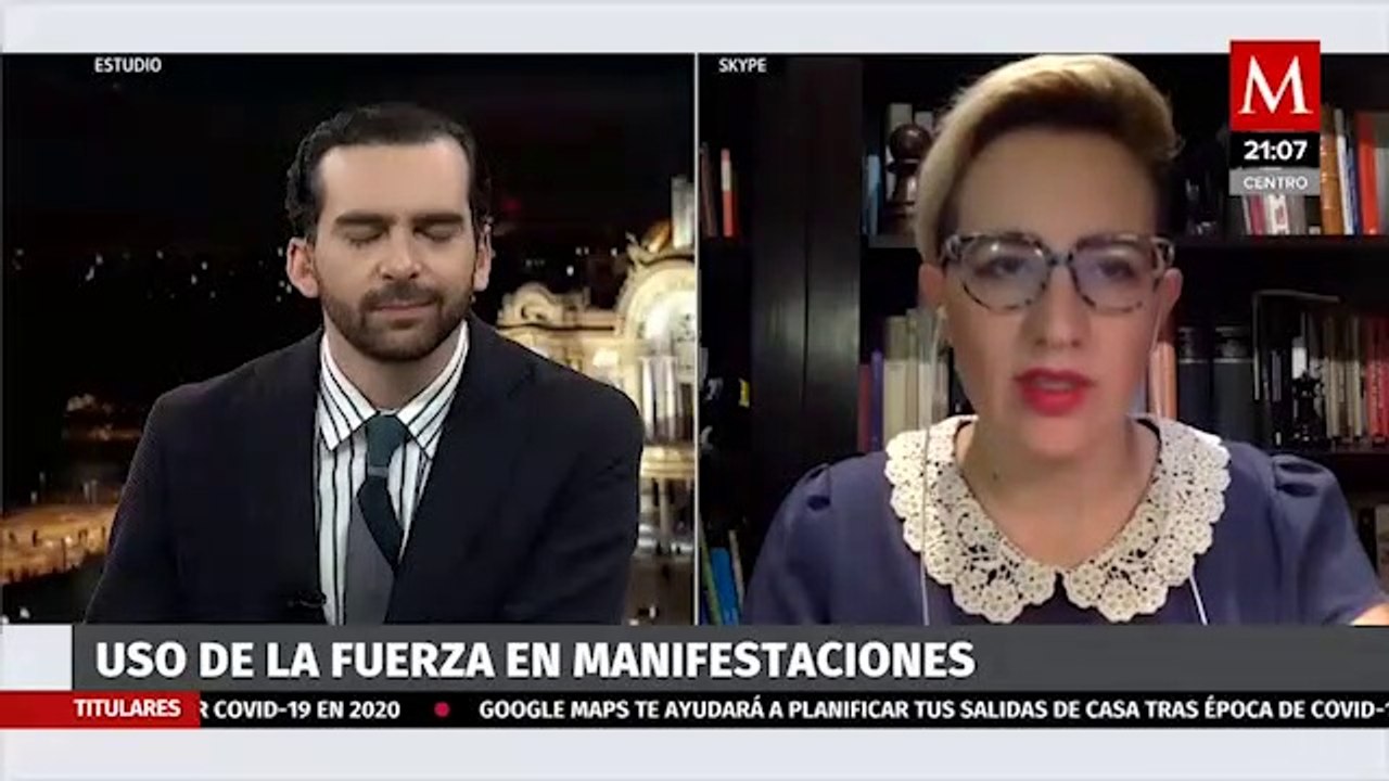 Sofía Ramírez Aguilar. Vandalismo, manifestaciones y derechos humanos